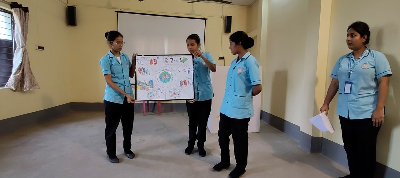 Student seminar presentation at Annapurna Nursing Institute, Durgapur