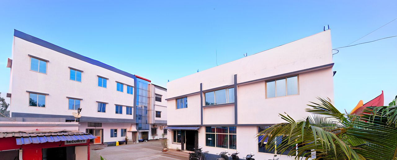 The Annapurna Nursing Institute forecourt and teaching blocks at Rajbandh, Durgapur