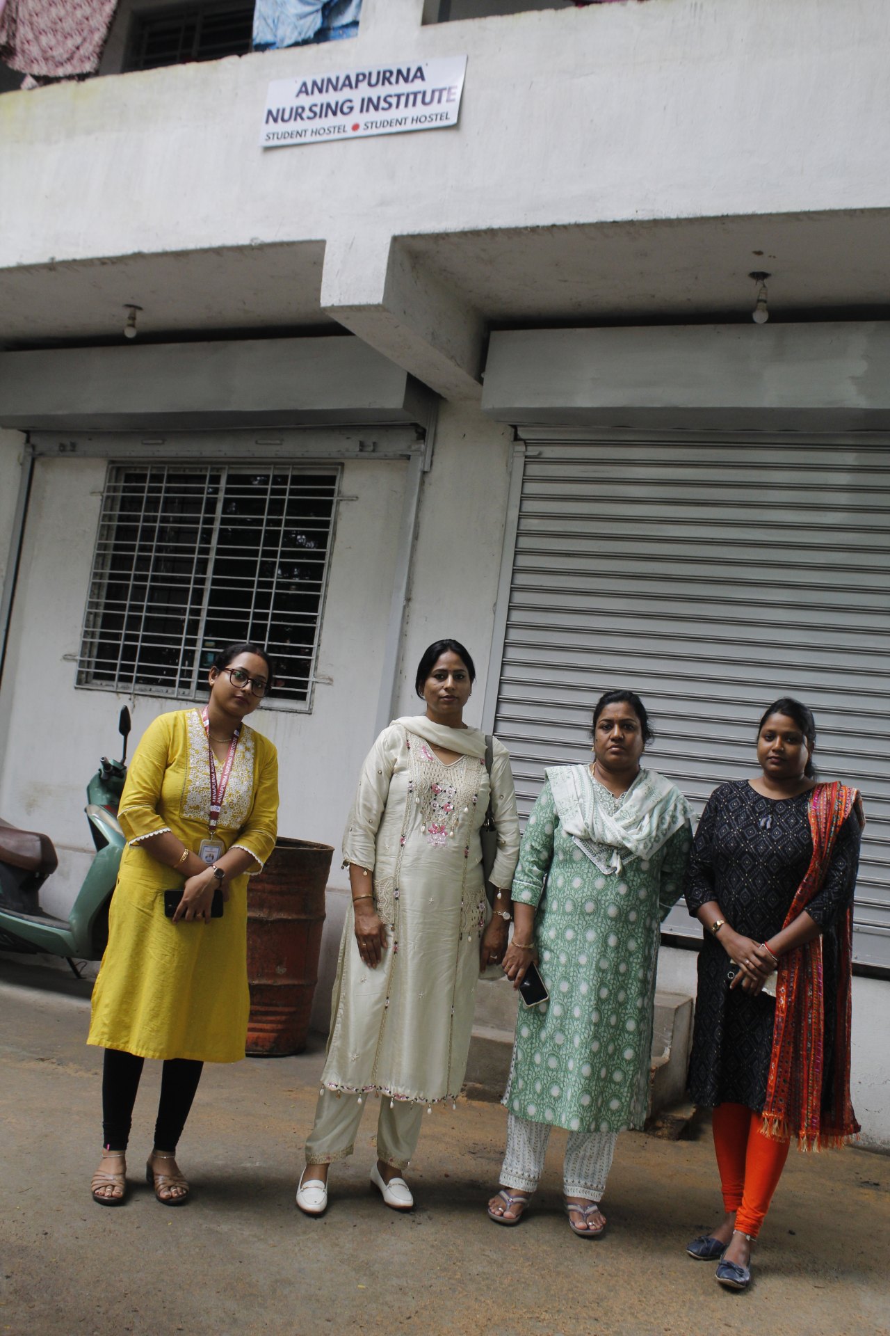 Community health field visit with faculty