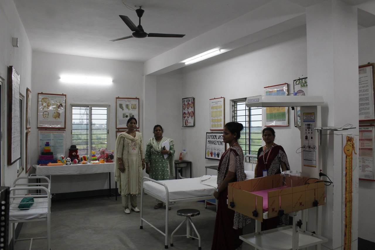 Skills laboratory session for GNM students at Annapurna Nursing Institute