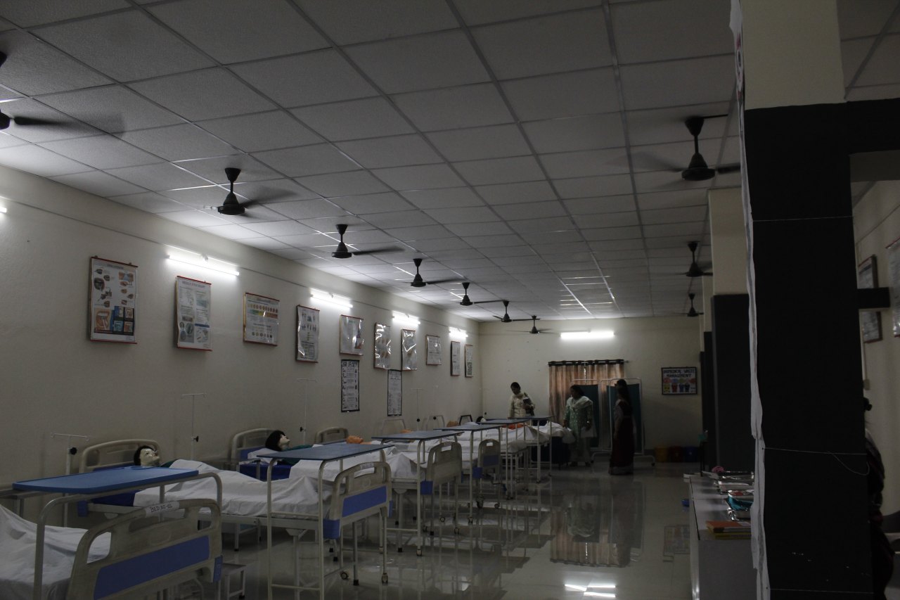 Nursing foundation lab beds at Annapurna Nursing Institute, Durgapur