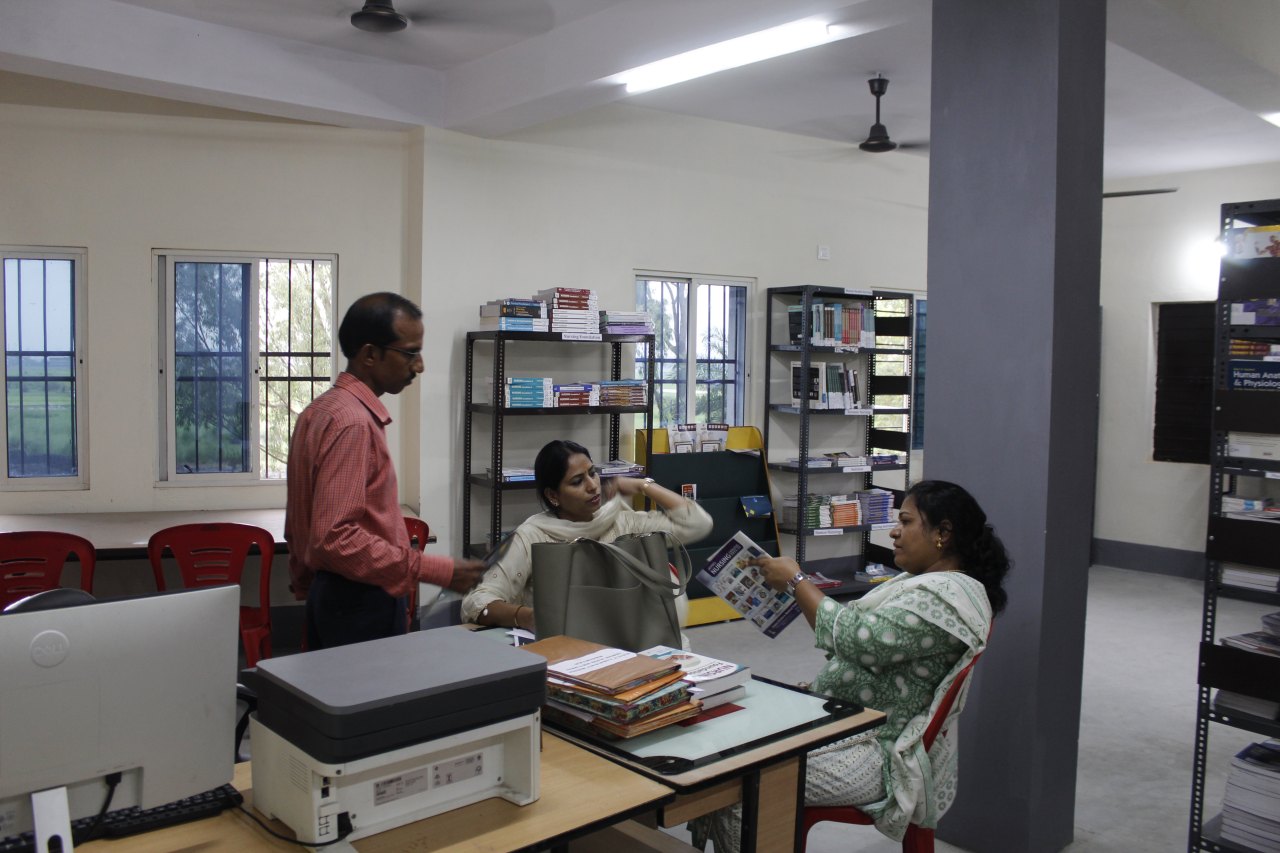 Records and reception desk at Annapurna Nursing Institute, Durgapur