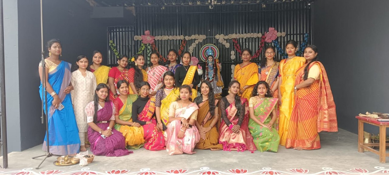 Cultural performance at a campus celebration