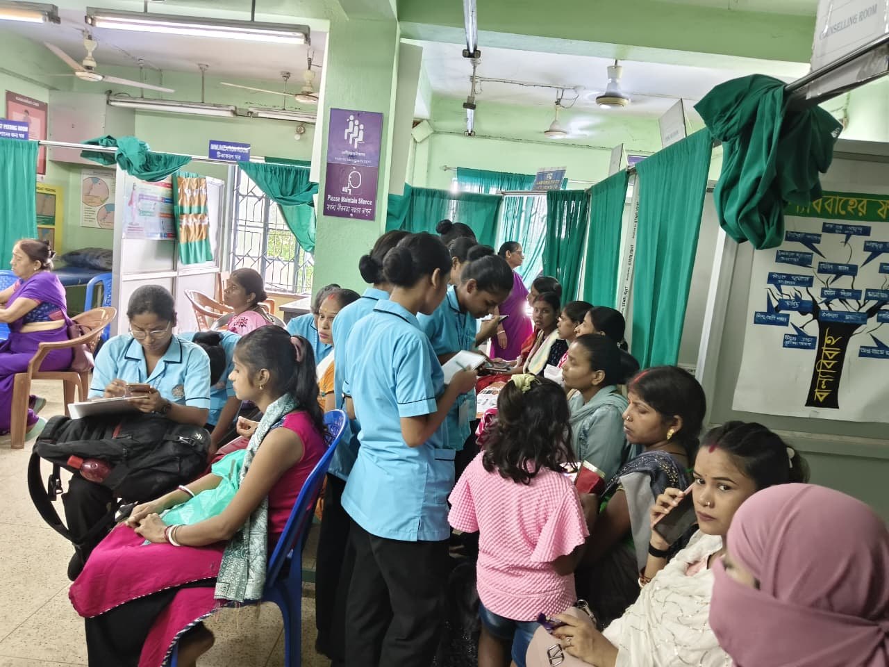 Community health camp run by Annapurna Nursing Institute students